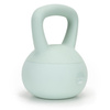 Kettlebell miękki 6 kg ciężar do ćwiczeń, kula treningowa, fitness, turkusowy