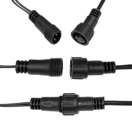 Lampki choinkowe 50m ciepły biały 1000 led oświetlenie świąteczne IP44
