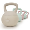 Kettlebell miękki 6 kg ciężar do ćwiczeń, kula treningowa, fitness, turkusowy