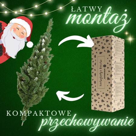 Choinka sztuczna premium 150 cm sosna diamentowa gęsta