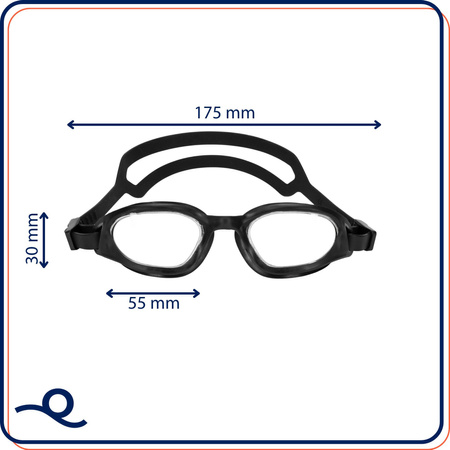 Okularki pływackie Anti-fog okulary do pływania UV na basen zestaw z zatyczkami