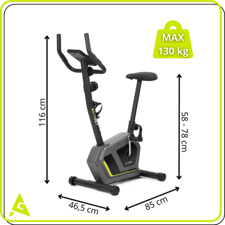 Rowerek treningowy, magnetyczny do ćwiczeń cardio fitness, rower stacjonarny, domowy