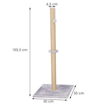 Słupek do drapania dla kota sizal drapak 103,5 cm