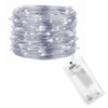 Lampki dekoracyjne 50 LED biały zimny na baterie