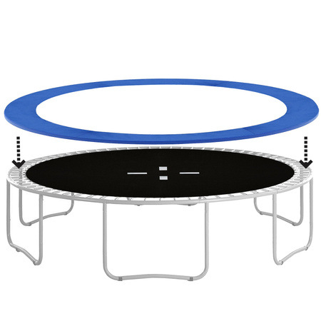 Osłona na sprężyny 6FT do trampoliny 180/183cm niebieska