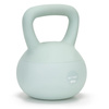 Kettlebell miękki 8 kg ciężar do ćwiczeń, kula treningowa, fitness, turkusowy