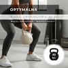 Kettlebell miękki 10 kg ciężar do ćwiczeń, kula treningowa, fitness, beżowy