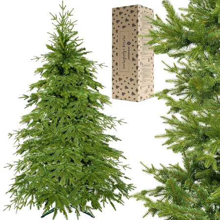 Sztuczna choinka 120 cm premium świerk naturalny PE drzewko świąteczne