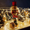 Lampki choinkowe 20 LED druciki mikro na baterie biały ciepły