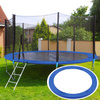Siatka do trampoliny wewnętrzna z osłoną na sprężyny 366 cm 12 FT 8 słupków niebieska