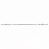 Gryf olimpijski prosty 180 cm z zaciskami 28 mm sztanga stal chromowana