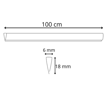 Osłona balkonowa 500x160 cm PVC maskująca na taras, z mocowaniem i profilem ciemnoszara