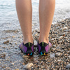 Buty do wody, pływania damskie 39 obuwie plażowe, szybkoschnące, fioletowo-czarne