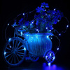 Lampki dekoracyjne 200 LED druciki niebieskie