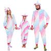 Piżama jednoczęściowa kigurumi dziecięcy kombinezon jednorożec rozmiar 120-130 cm