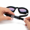 Okularki pływackie Anti-fog okulary do pływania UV na basen zestaw z zatyczkami