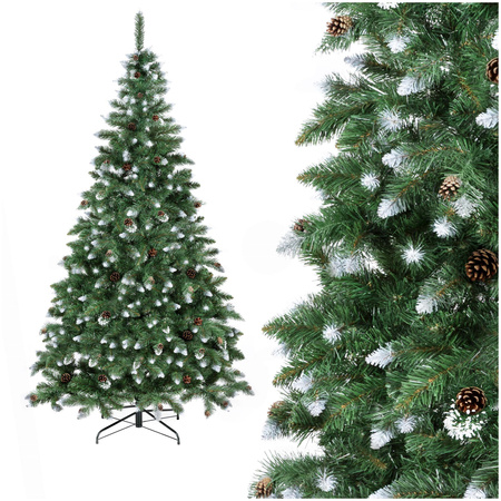 Choinka sztuczna premium 250 cm sosna diamentowa gęsta