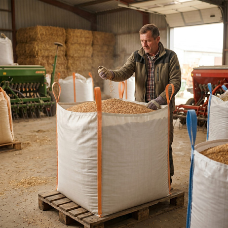 Worek Big Bag 500 kg mocny na gruz kontener biały