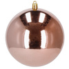Bombki choinkowe 6 szt. ozdoby świąteczne zestaw 10cm rose gold