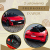 Samochód na akumulator Audi auto elektryczne dla dzieci, jeździk na pilota z klaksonem, melodie w kierownicy