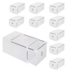 Organizer na buty 28x18x18 cm zestaw 5 szt. pudełka z otwieraną klapą