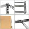 Regał magazynowy 205x120x45 cm 1000 kg 5 półek metalowy garażowy do spiżarni regulowany