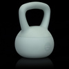 Kettlebell miękki 6 kg ciężar do ćwiczeń, kula treningowa, fitness, turkusowy
