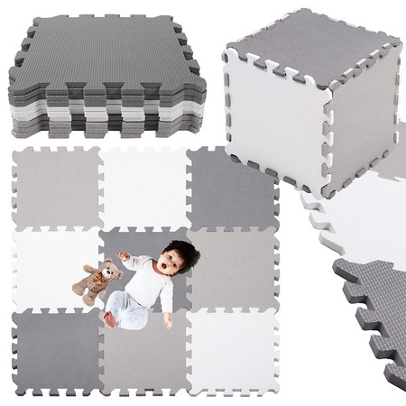 Mata składana puzzle piankowe dla dzieci 95,5x95,5 cm pianka EVA