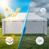 Pawilon handlowy 3x6 m namiot handlowy ekspresowy na imprezy, targ, catering, biały