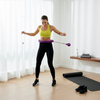 Hula hop cardio, fitness składane z obciążeniem i wypustkami masującymi, fioletowe