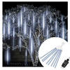 Kurtyna 288 LED meteory lampki zewnętrzne IP44 biały zimny