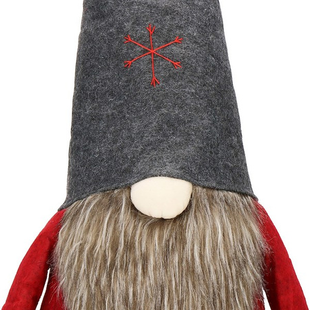 Skrzat świąteczny 95-160 cm, krasnal na teleskopowych nóżkach, gnom